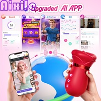 Grand stimulateur oral vibrant et aspirant pour clitoris et tétons, avec contrôle par application, pour couples