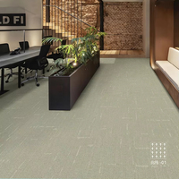 Dalles de moquette modulaires pour bureau commercial, 100% polypropylène, ignifuges, lavables, rembourrées, avec support en PVC, 50x50, chambre à coucher