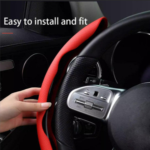 2 Fundas para <span class=keywords><strong>Volante</strong></span> de <span class=keywords><strong>Cuero</strong></span> Nappa, Ultrafinas, de Fibra Sintética, Accesorio para Auto - Product Image 4