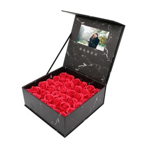 Jewelry Presentation Digital Greeting Lcd Display Gift IPS Screen 7 Inch Video Card Box