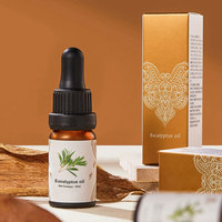 Ensemble d'huiles essentielles naturelles pures de 20ml de marque privée avec diffuseur d'air d'arôme d'eucalyptus, romarin, rose, lavande, arbre à thé, peau d'oud