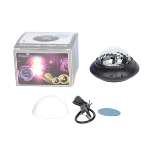 Ysh Đảng ánh sáng ban đêm 2 trong 1 nhấp nháy âm thanh kích hoạt nhiều màu disco bóng có thể sạc lại pin hoạt động đèn sân khấu Disco - Product Image 6