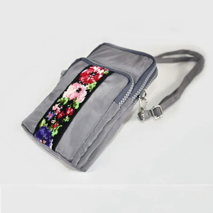 Bolso bandolera pequeño de poliéster con estampado floral retro para mujer, nuevo bolso de mano para exteriores - Product Image 2