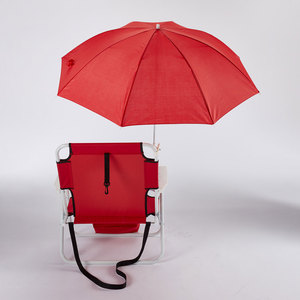 Commercial Beach Chairs and Umbrella Beach Umbrella Chair Outdoor Steel Beach Folding Chair with Fabric - Product Image 5