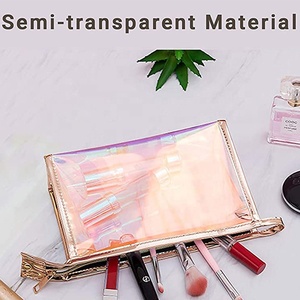 Large Cosmetic Bag PVC Makeup <strong>for</strong> Women Girls <strong>Teens</strong> Travel Toiletry Pencil Brush Storage Case - Product Image 4