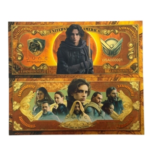 Billets de banque du film Dune 2026 America 9 Models, plaqués or 24 carats, pour cadeaux - Product Image 6