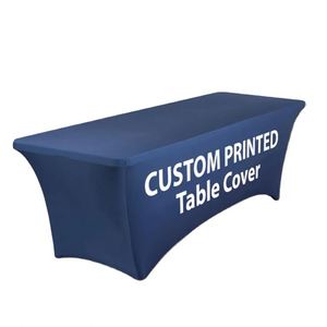 Fitted Waterproof <b>Outdoor</b> <b>Table</b> Cloths Custom Fitted <b>Table</b> Cloth with Logo Size Printed Fabric Customized 100% Polyester Square - Product Image 3