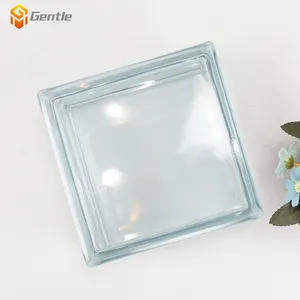 Матовые стеклянные кирпичи для отделки, квадратные блоки, настенные стеклянные блоки, декоративный кирпич
