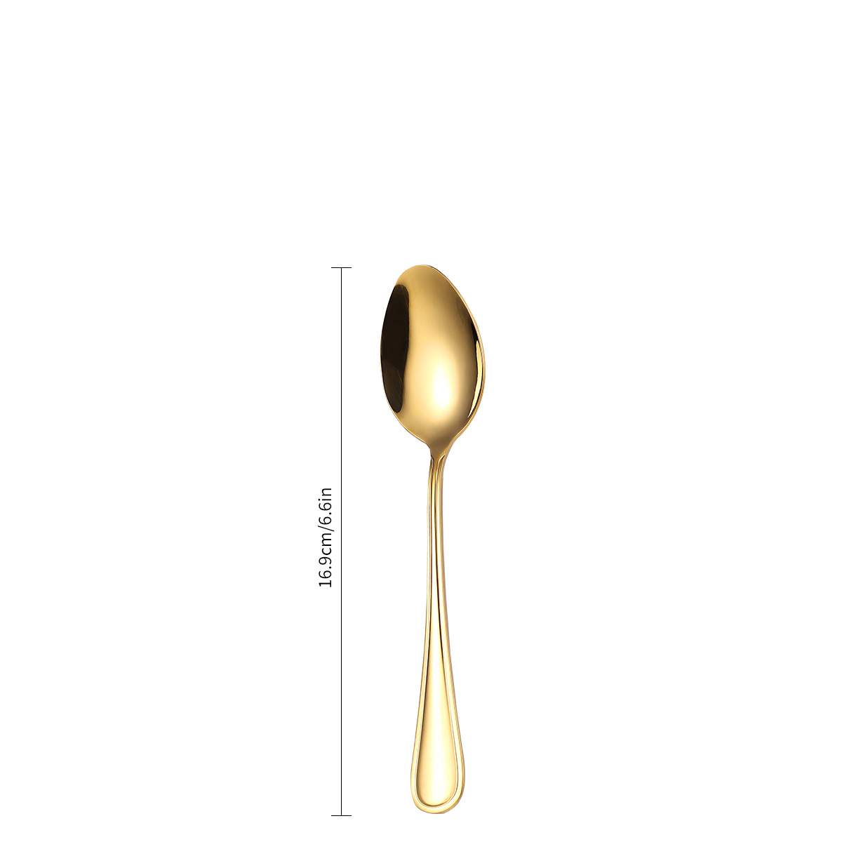 Cuillère à dessert en or