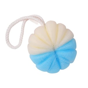 Two Tone Seashell Bath Sponge Flower Shape Soft Foaming <b>Net</b> Extra Large Scrubbing Tool For General Use - Product Image 3