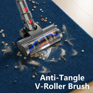 <span class=keywords><strong>Aspirateur</strong></span> balai <span class=keywords><strong>sans</strong></span> <span class=keywords><strong>fil</strong></span> léger avec plusieurs brosses, brosse anti-emmêlement, fonction séchage, autonomie de 45 min et grand bac à poussière de 0,6 L - Product Image 4