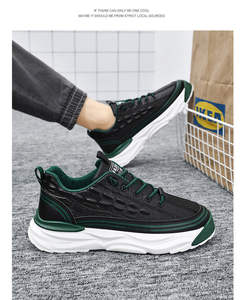 Zapatos Deportivos de Moda para Hombre, Estilo Urbano, con Bloques de Color, Transpirables, Antiolor, Impermeables, para Caminar en Verano - Product Image 3