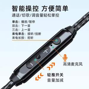 Auriculares Intrauditivos con Cable Tipo C, 32 Ohmios, Transductor Único, Modelo S6, Marca Neutral, para Música, Juegos, Deportes, HIFI, Bajos Profundos - Product Image 4