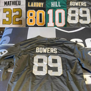 批发美式足球球衣最佳刺绣Nfling球衣男士 - Product Image 4