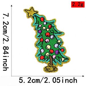 Parches Bordados con Temática Navideña, Adornos Brillantes para Planchar, Regalos de Árbol de Navidad, Suéter Navideño - Product Image 6