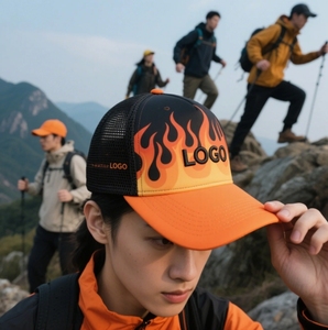 Gorra con logotipo personalizado Gorras con ala curva de 2 tonos Gorra de béisbol con logotipo bordado personalizado - Product Image 6