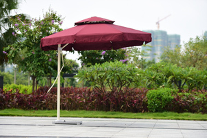 OEM 태양 정원 양산 우산 야외 알루미늄 레스토랑 대형 개폐식 대형 테라스 정원 양산 우산 - Product Image 5