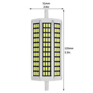 Lampe LED <span class=keywords><strong>R7S</strong></span> aluminium noir SMD 5733 haute luminosité 5W 10W 15W 20W 78 18 135 <span class=keywords><strong>189mm</strong></span> haute qualité ampoule de maïs horizontale - Product Image 4