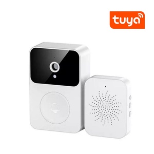 TUYA <span class=keywords><strong>Sonnette</strong></span> vocale bidirectionnelle personnalisée Offre Spéciale avec caméra et moniteur, interphone vocal variable vidéo WiFi <span class=keywords><strong>sans</strong></span> <span class=keywords><strong>fil</strong></span> - Product Image 2