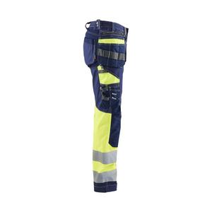 BLAKLADER - 719613708833C34 Pantalon haute visibilité femme stretch Bleu marine/jaune-EAN 7330509877265 HI-VIS WORKWEAR - Product Image 3