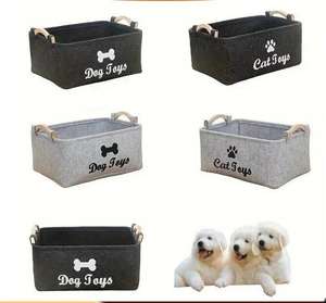 סל אחסון לחיות מחמד-קופסת אחסון לבית לכריות ולבגדים מלוכלכים לאחסון צעצוע כלבים - Product Image 1