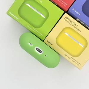 Fundas de Silicona Suave para Auriculares, Resistentes al Agua, Protección Total, Estilo Dividido, Compatibles con Airpods Pro3 - Product Image 3