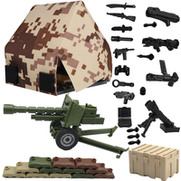 Kit d'armes de tente, ensemble de jouets militaires, blocs de construction, scène de bataille, jouet de guerre militaire, équipement militaire, ensemble d'équipement pour garçons