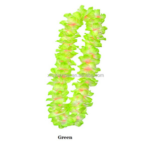 Hawaiiaanse Feestdecoratie Set Kunstmatige Slinger Leis Voor Hula Dance Luau Feestartikelen Met Neklus En Bloemstukken - Product Image 5