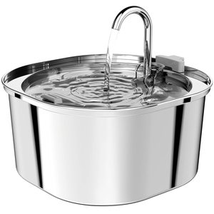 Cat Water Fountain Stainless Steel 3.2L Automatic Pet Water Fountain <strong>Dog</strong> Water Dispenser <strong>Bowl</strong> with Replacement Filter - Product Image 3