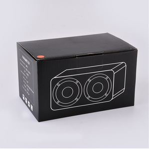 スクエアバンブーラウド木製ポータブルBoomboxサウンド機器ミニアンプ強力ベースDJワイヤレスプロフェッショナルパーティースピーカー - Product Image 6