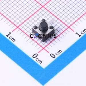 TSC017B04310A Tactile <b>Switch</b> Bent Lead Through Hole,4.5x4.5mm <b>Switch</b> Round Button 1N Right Angle Insert 4.5mm - Product Image 1