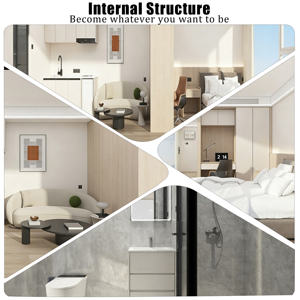 편안한 생활을 위한 스틸 모델 우주 캡슐 가구 조립식 주택 수면 모듈 방수 스마트 - Product Image 5