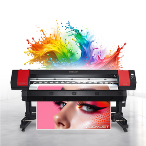 Buon prezzo 1.6m 5ft grande formato Eco solvente stampante XP600 I3200 Banner vinile PVC adesivo carta da parati stampa società pubblicitaria - Product Image 1