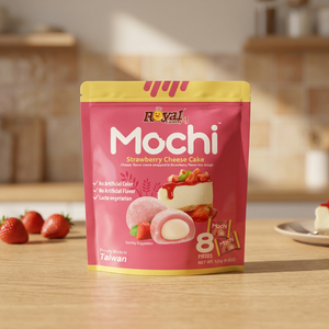 Mochi Mix Delicioso a Precio Competitivo, Pastel de Queso con Fresa, Daifuku con Precio ROYAL FAMILY FOOD CO.LTD 120g*12 bolsas/caja - Product Image 3