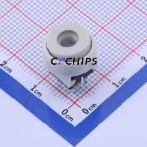 K6-6136D03-N1 Tactile Switch Through hole Component (THT) Switch 1.6N Through Hole 12.5mm 50mA - Product Image 1