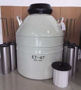 Dewar de Nitrógeno Líquido de la Serie ET de 40L, de Aleación de Aluminio de Alta Resistencia con Recubrimiento Epóxico, para la Preservación de Semen Animal, Precio - Product Image 5