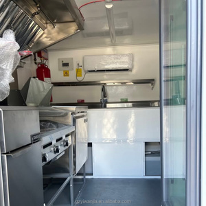 Meilleures ventes : Food truck mobile unique YWJ-FT01, remorquable, avec friteuse et poste de cuisson pour pizzas et confiseries, idéal pour la restauration rapide et les événements. - Product Image 6