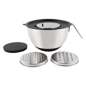 Cuisine à mélanger en acier inoxydable 3QT / 5QT avec poignée - Product Image 2