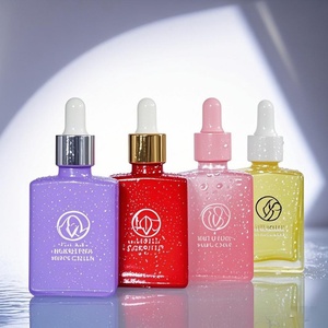 Botella de Vidrio Transparente Esmerilada Cuadrada de 15 ml, 30 ml, 50 ml, 100 ml con Gotero para Suero para el Cuidado de la Piel, Rectangular para Aceite Esencial - Product Image 4