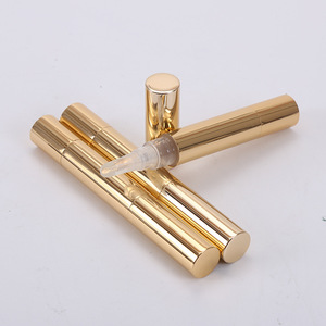 Brochas de maquillaje recargables de 2 ml, envase cosmético de aluminio y PP para labios, personalizable - Product Image 2