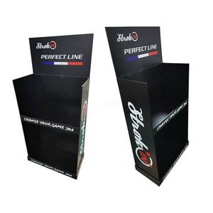 Soporte de papel de cartón POP personalizado Soporte de estante de exhibición de <span class=keywords><strong>piso</strong></span> de cartón promocional plegable - Product Image 2