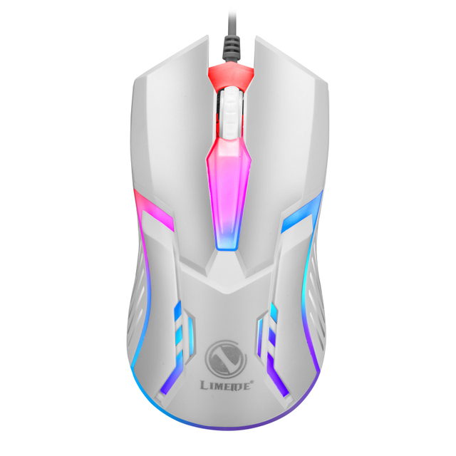 Wired RGB LED Backlit Gaming Mouse Ergonomic Programmable Gamer Computer Mouse with Customizable Options