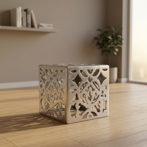 Tabouret de bar traditionnel en aluminium pour salon - Design durable - Product Image 2