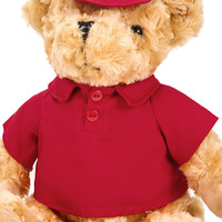 Muñeco de oso Animal para niños, juguete de peluche con ropa, muñeco con sombrero, bonito Oso de coche, regalo al por mayor
