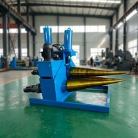 Machine de formage de tôles hydraulique automatique en acier inoxydable et acier au carbone pour la production de tambours coniques