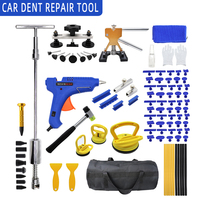 98 pièces AI PDR jeu d'outils de réparation de bosses de voiture réparation de tôle kits de réparation de carrosserie sans peinture et sans trace