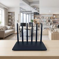 Routeur sans fil double bande AX3000 OpenWRT avec ports Gigabit Ethernet, WPA WIFI 6, pour usage domestique et jeux