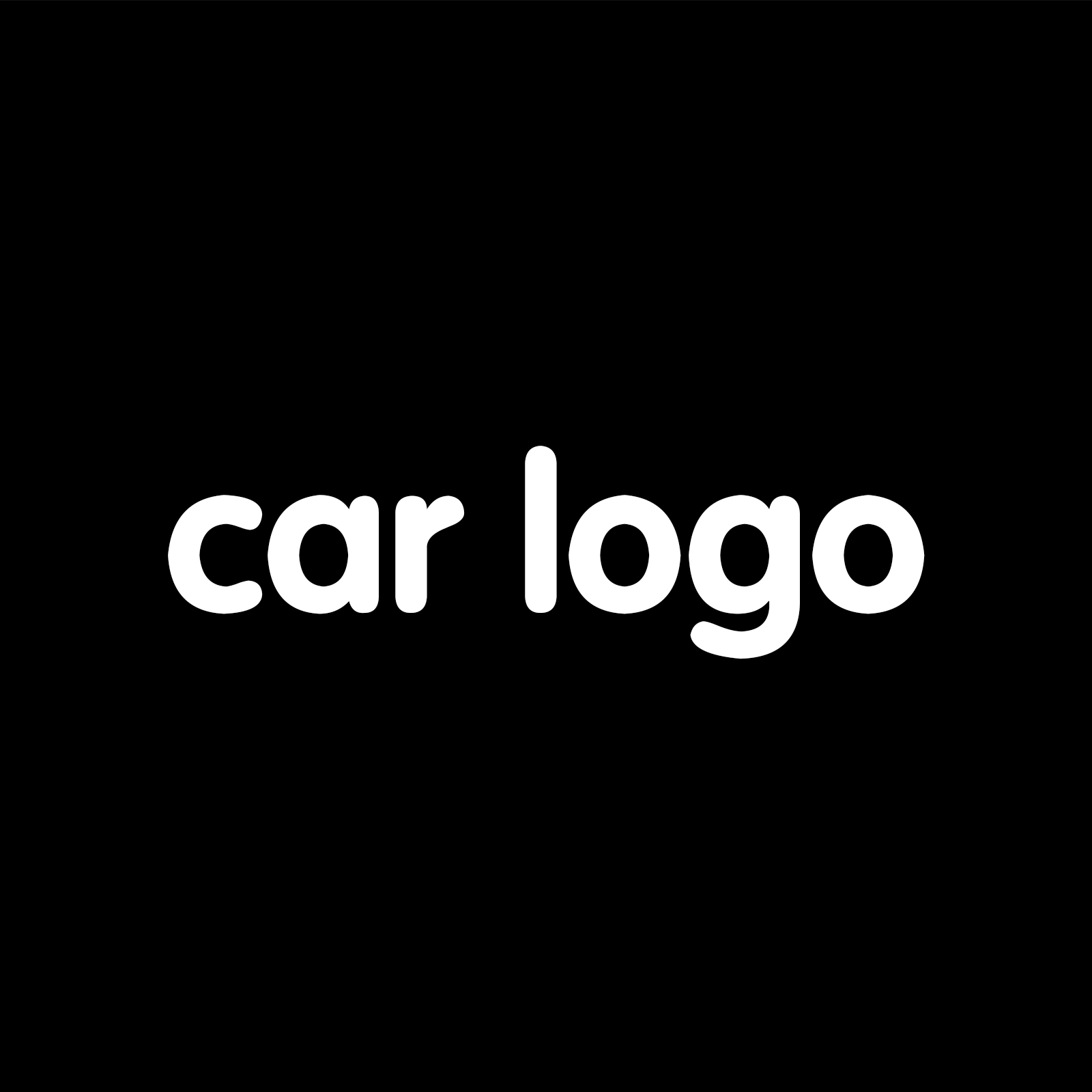 Emblème logo Lexus RX (noir)
