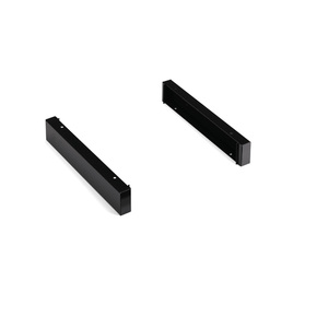 Support mural Fami Plinth Bracket L50 D597 H130 Noir RAL9005 pour fixation murale - Product Image 1
