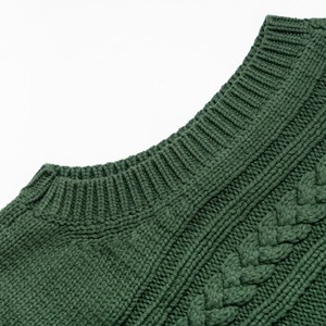 AiNear Vente en gros, conception de logo personnalisé, OEM & ODM, gilet sans manches en <span class=keywords><strong>coton</strong></span> tricoté pour <span class=keywords><strong>homme</strong></span>, <span class=keywords><strong>col</strong></span> en <span class=keywords><strong>V</strong></span>, vert, brodé, style universitaire - Product Image 3